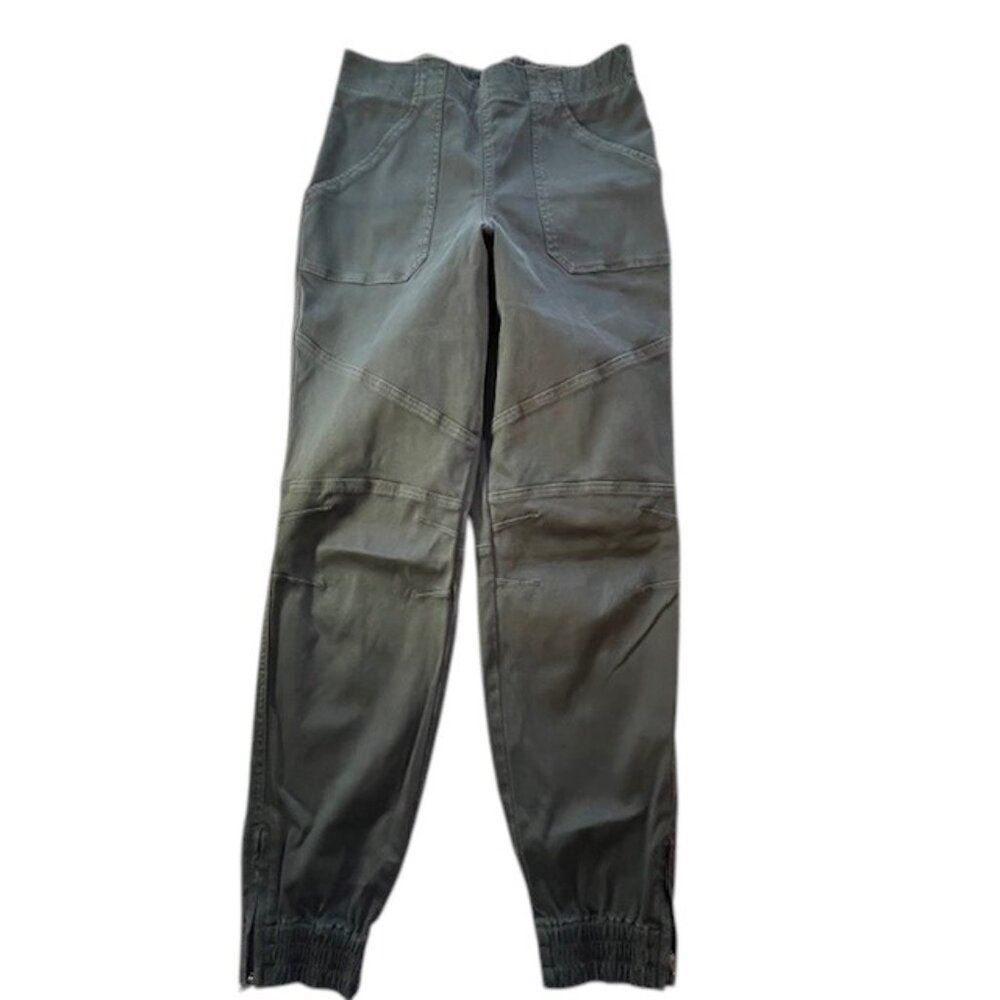 Spanx Black Pull On Denim Joggers - Size L